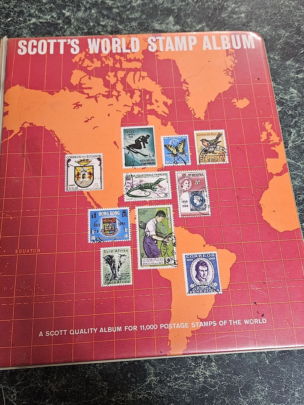 Scott World Postage Stamp Album Binder, Country Specific Album